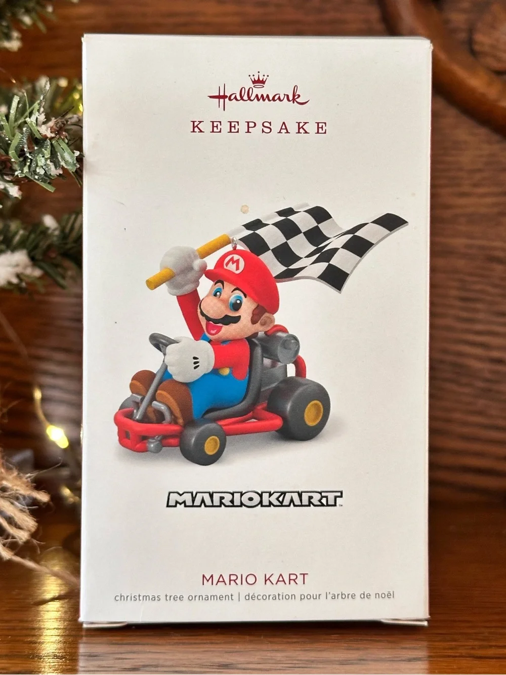 2018 Hallmark Keepsake Nintendo Mario Kart Mario Ornament